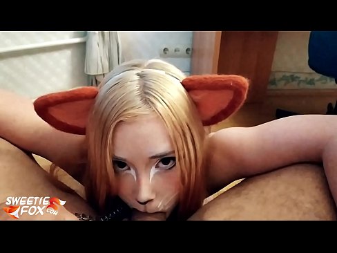 ❤️ Kitsune swallow dick agus cum ina bhéal ️ Sluts linn ❌❤